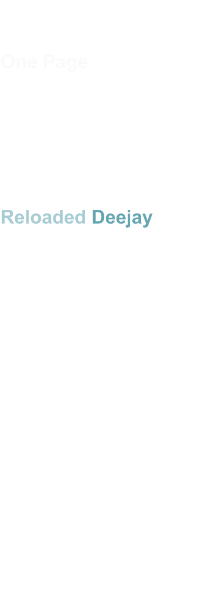 Scegli dove Andare One Page VertiLive App Palinsesto Reloaded Speakers Reloaded Deejay Reloaded Video Heroes Verti One Chart La Radio Go Events VertiMusic Lab Ascolta i Brand Contattaci Supporto Le Tue Idee Update Sponsorizzati